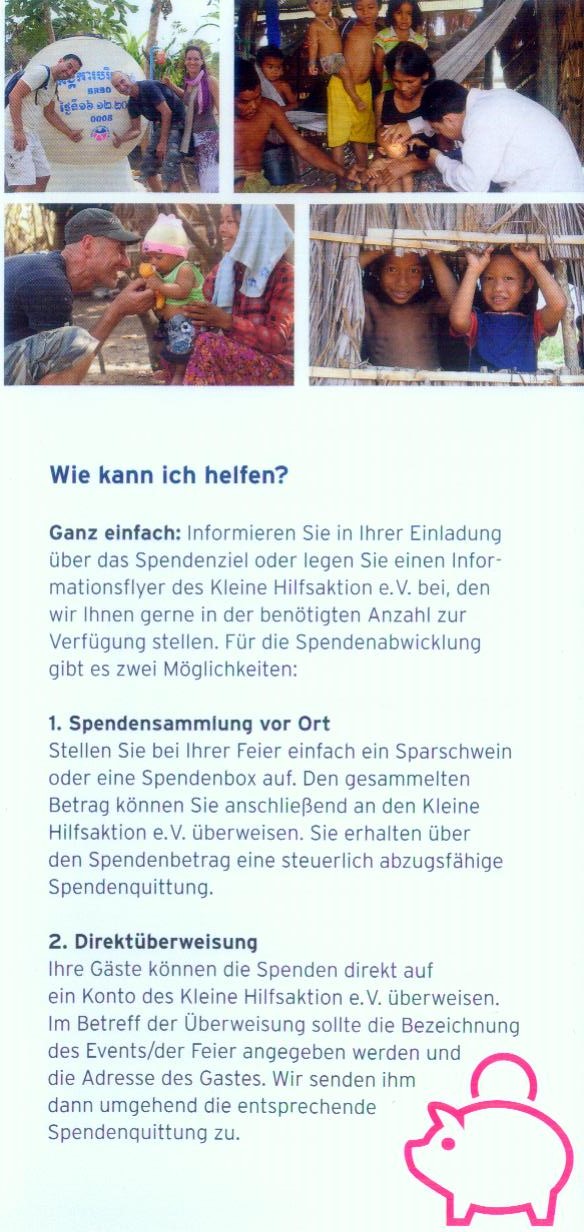 Kleine Hilfsaktion